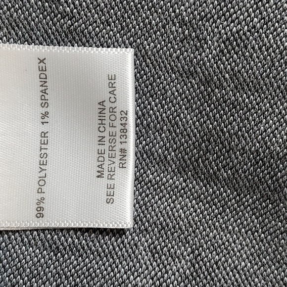 ModCloth Retro Grey & White Star Print Scoop Back 3/4 Sleeve A-Line Mini Dress L - Picture 6 of 7